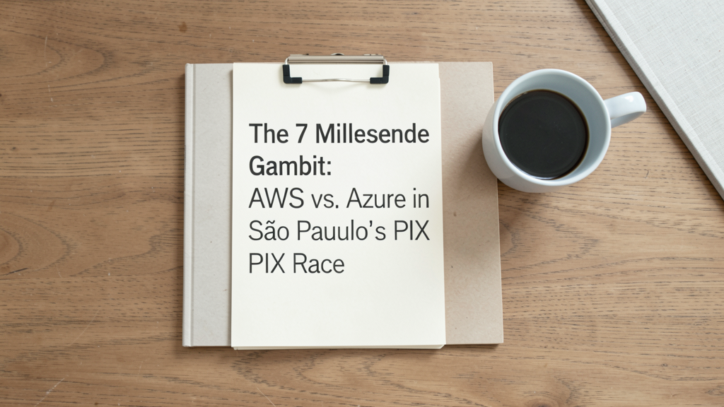 Photographic detail related to The 7 Millisecond Gambit: AWS vs. Azure in São Paulo's PIX Race