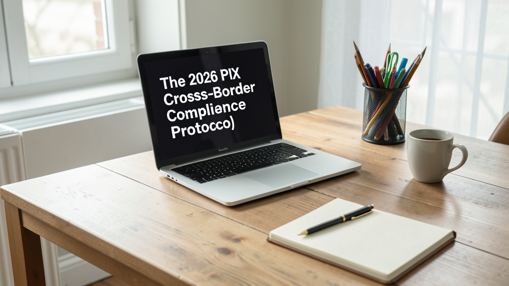 Editorial image illustrating The 2026 PIX Cross-Border Compliance Protocol