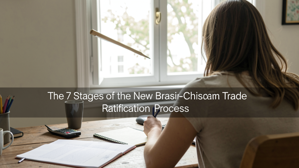 Editorial image illustrating The 7 Stages of the New Brazil-China Trade Agreement Ratification Process